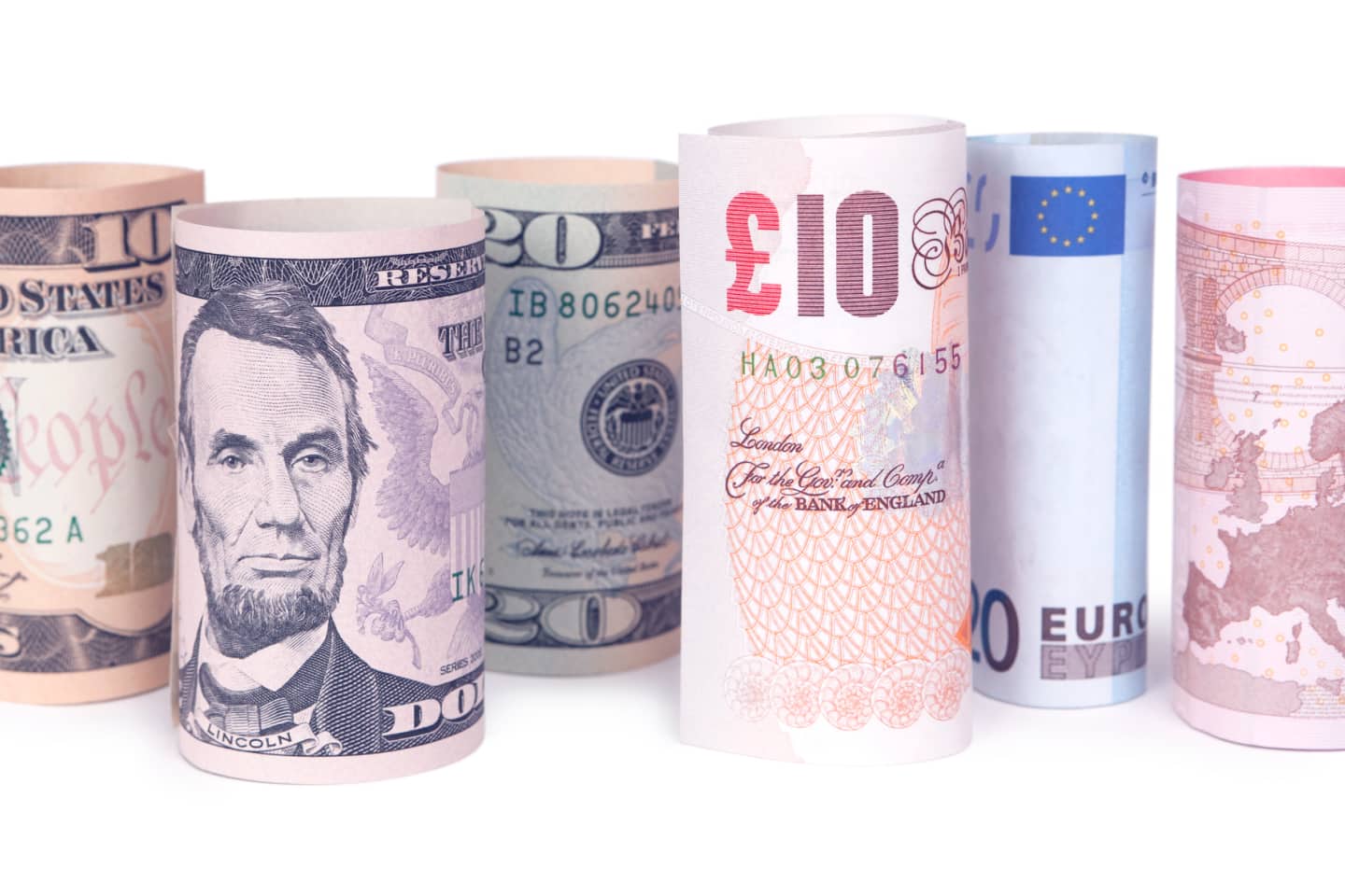 Rolls of bank notes